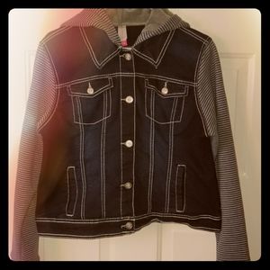Hooded Jean jacket